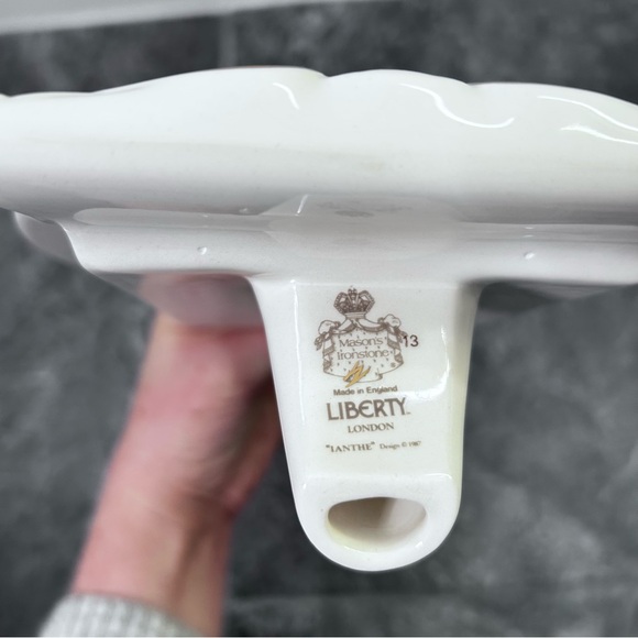 VNTG 1987 Masons Ironstone Liberty London Oval Photo Frame Art Nouveau Style - Picture 5 of 11